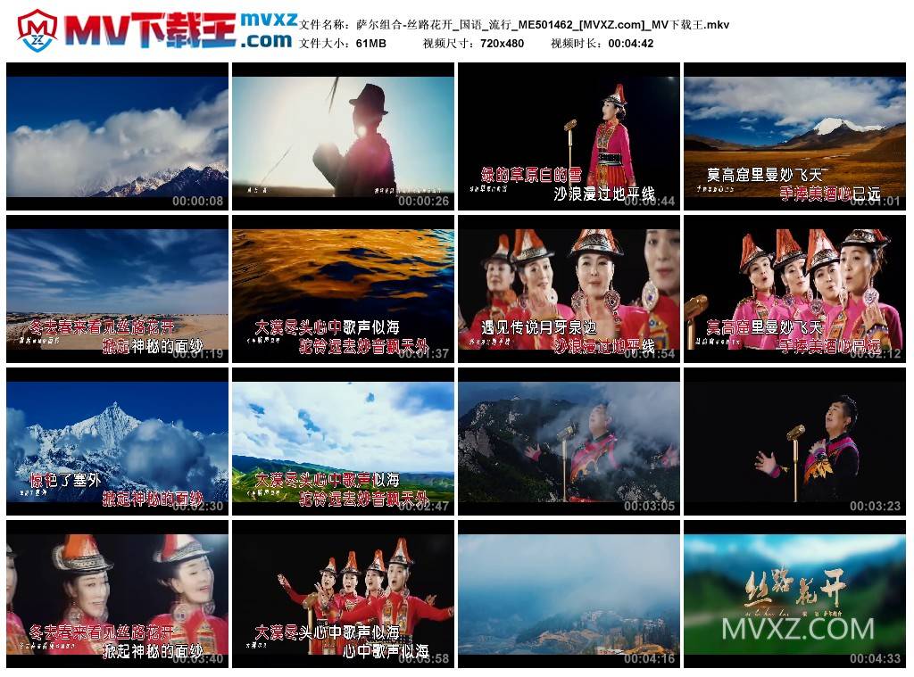 萨尔组合-丝路花开_国语_流行_ME501462